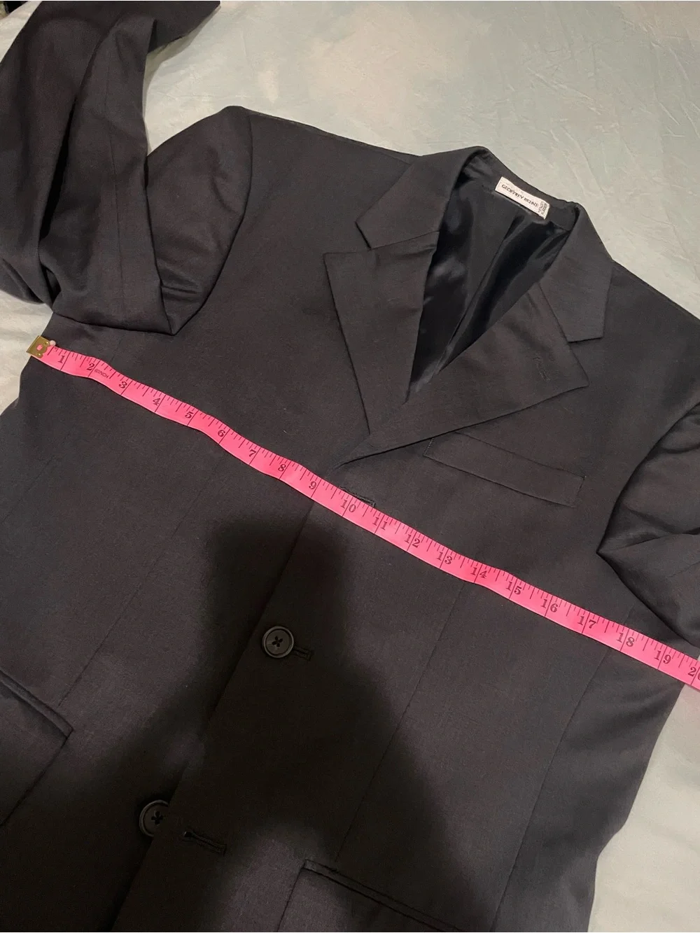 Men's Dark Gray Three-Button Formal Suit Jacket and Pants